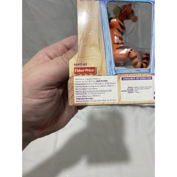 Fisher Price Disney Tigger 2000 Vintage Figure Winnie The Pooh Character 24 Mo - Picture 10 of 12